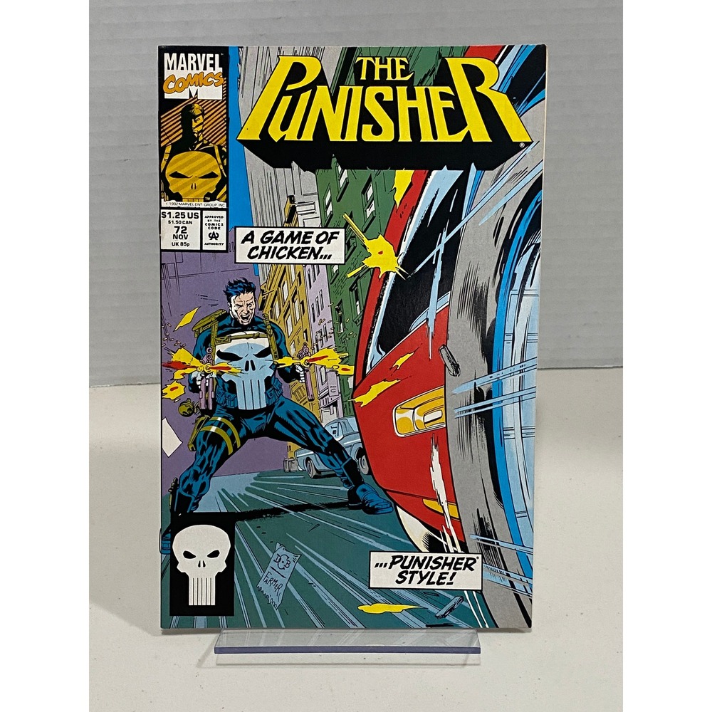 Marvel Comic Book The Punisher #72 A Game of Chicken November 1992 Excellent
